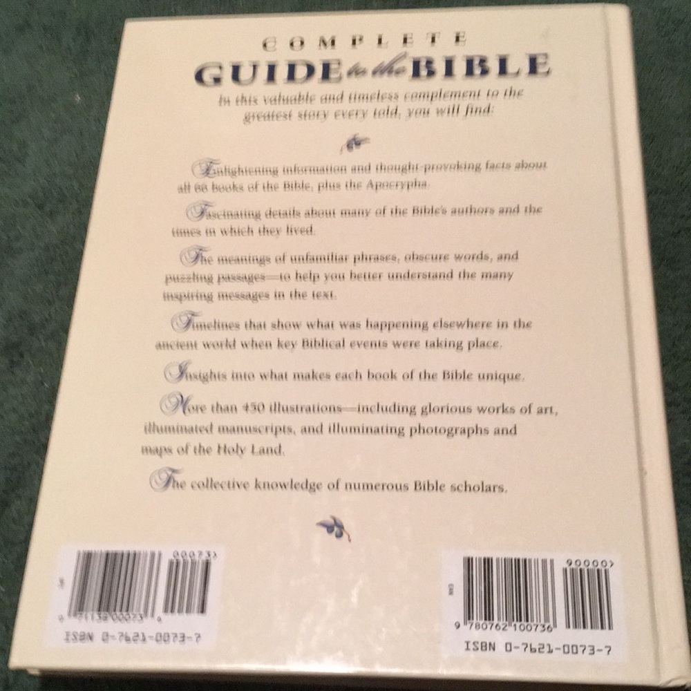 “Reader’s Digest Complete Guide to the Bible” Hardcover - Picture 2 of 6